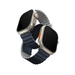 Uniq Revix Reversible Strap For Apple Watch 49/45/44Mm - Storm Blue / Chalk Grey